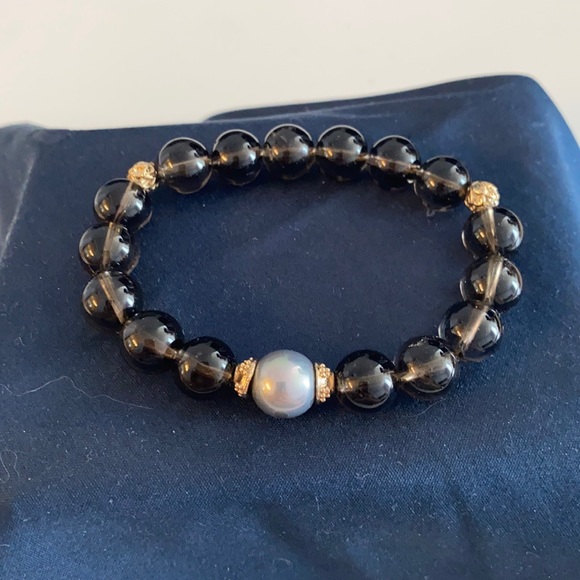 Crystal Bracelet with Elastic Wristband - Picture 1 of 2